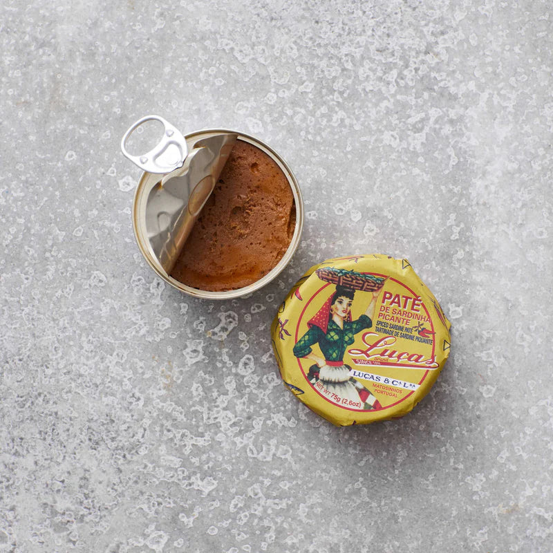 Spicy sardinpaté med strejf af tomat
