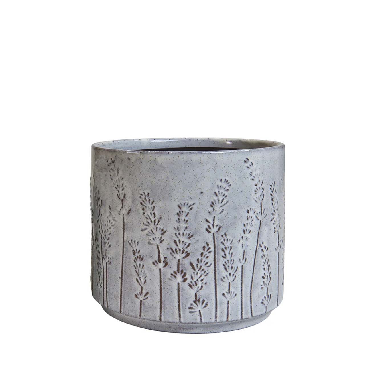 Skjuler D13x15cm keramik -Offwhite/grey - lille