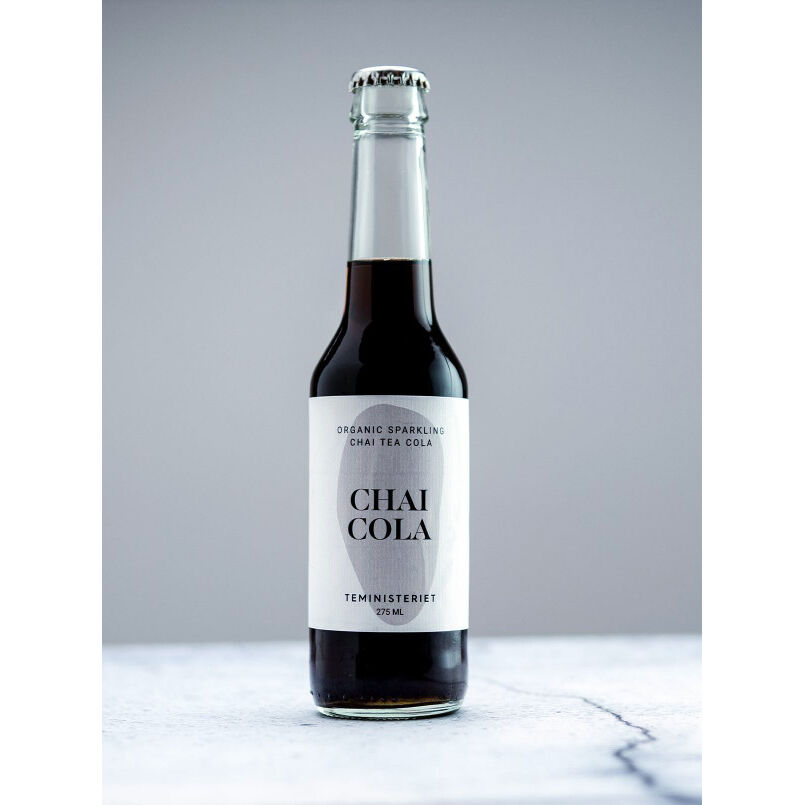 Teministeriet Chai Cola – økologisk Sparkling Tea, 275 ml – originalt produktbillede