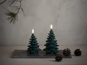 LED Juletræslys, Pine Green (10 x 15 cm)
