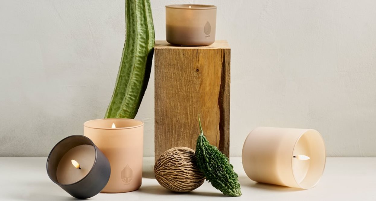 Uyuni – Glass Candle, Vanilla (9,2 × 10,2 cm)