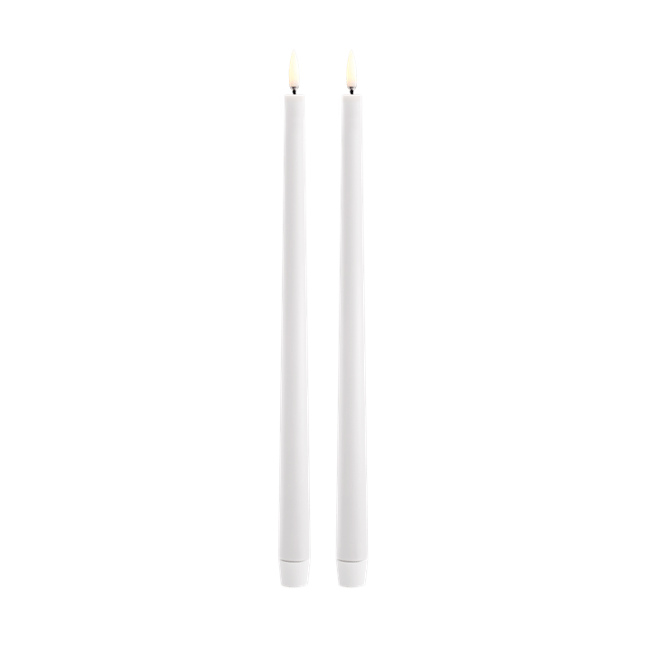 LED Slim Taper Candles, Nordic White (2,3 x 32 cm)
