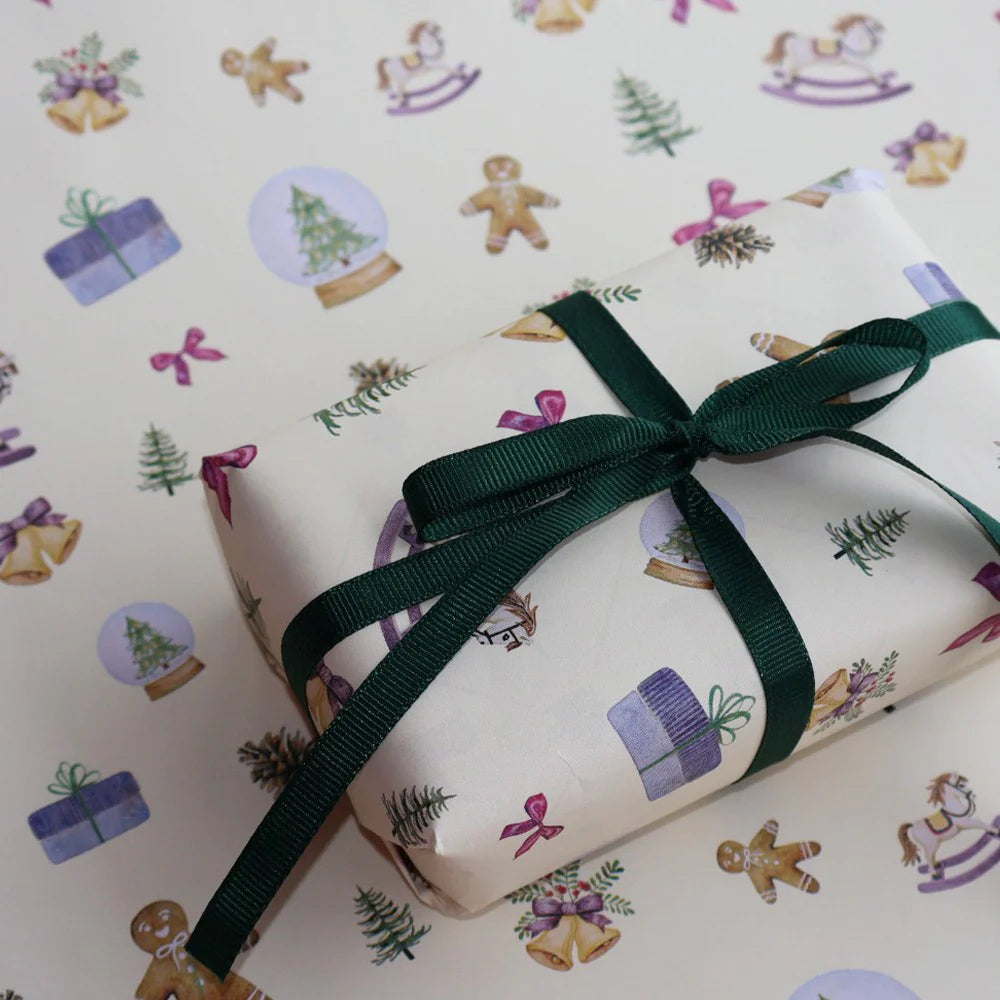 Gavepapir, 5 m, Cookie