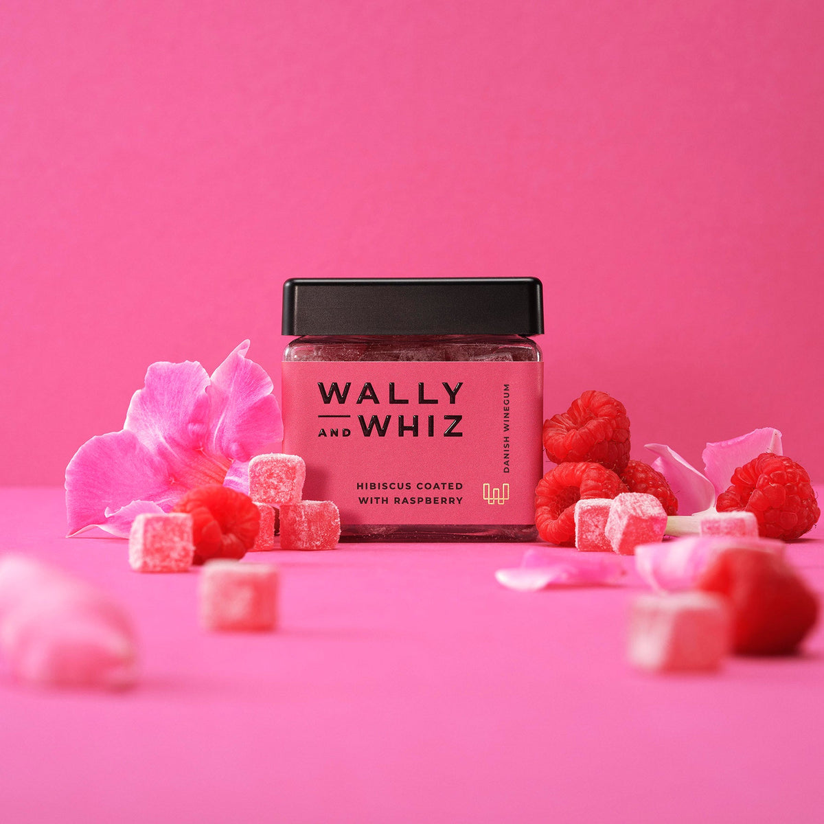 Hibiscus med hindbær – 135 g – Wally and Whiz