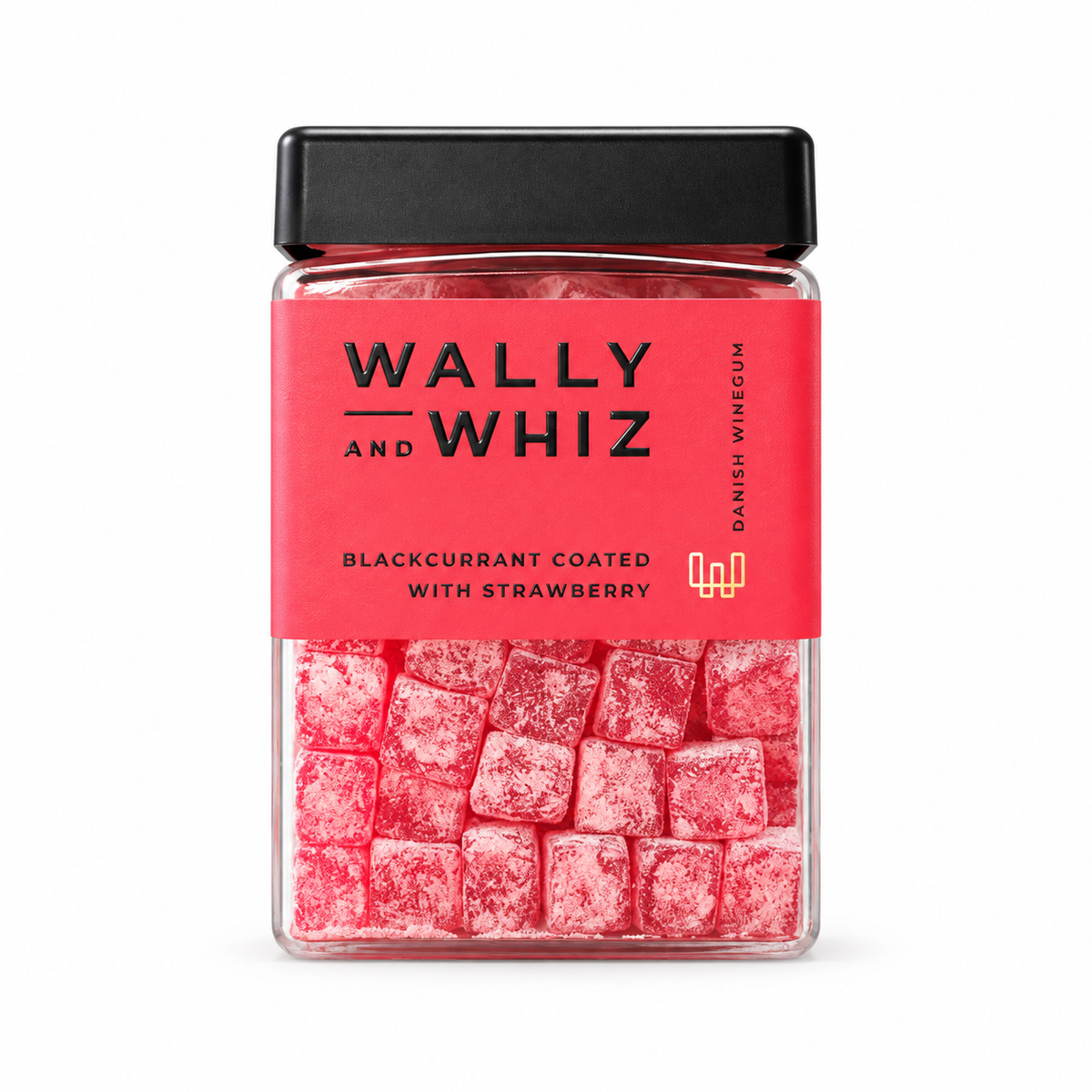 Solbær med jordbær – 240 g – Wally and Whiz på hvid baggrund