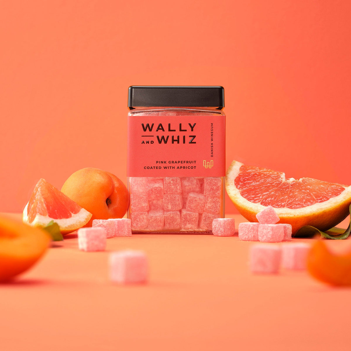 Pink grapefrugt med abrikos – 240 g – Wally and Whiz