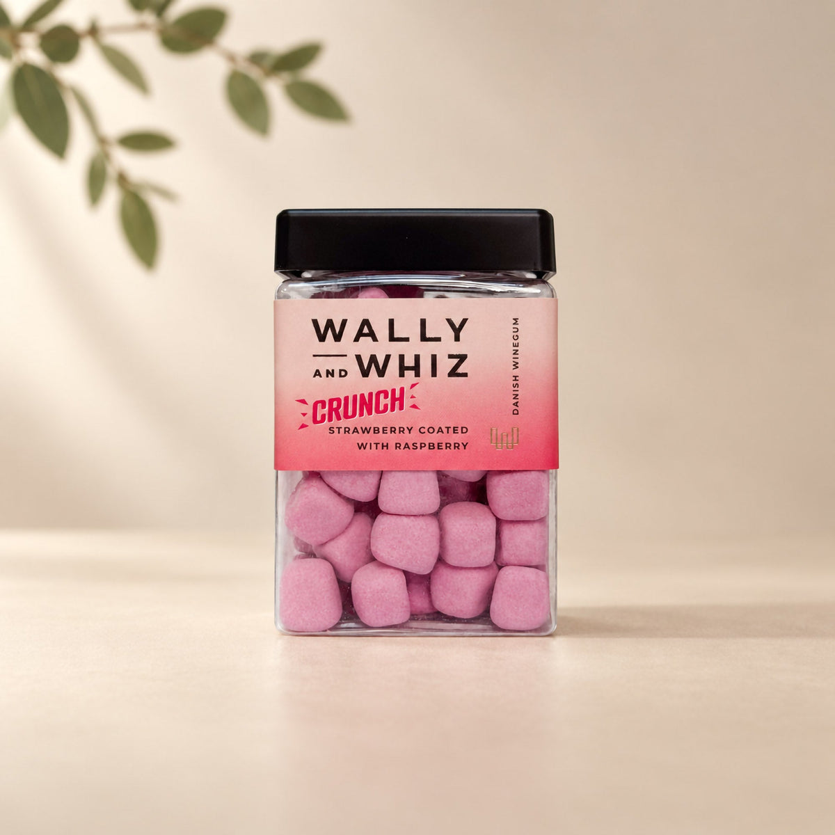 Jordbær med hindbær Crunch – 210 g – Wally and Whiz