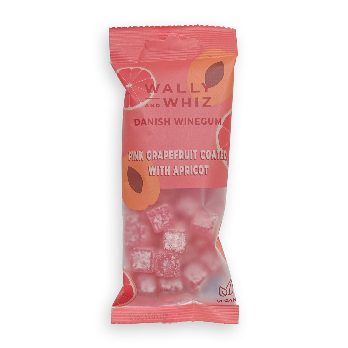 Pink grapefrugt med abrikos – 56 g – Wally and Whiz