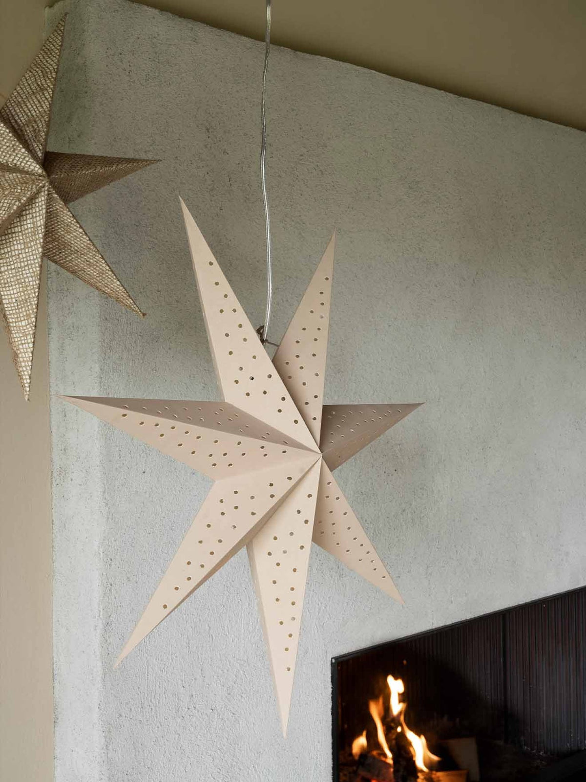 Stella julestjerne – beige, 60 cm – billede 1