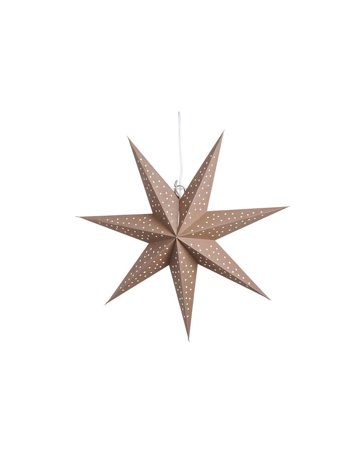 Stella julestjerne – mocca, 60 cm – billede 2