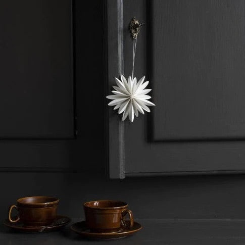Flower juleophæng – hvid – billede 2